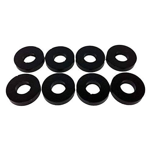 Isolate It: Sorbothane Vibration Isolation Washer 70 Duro with 3M Adhesive (.45" ID - 1" OD - .19" H) - 8 Pack