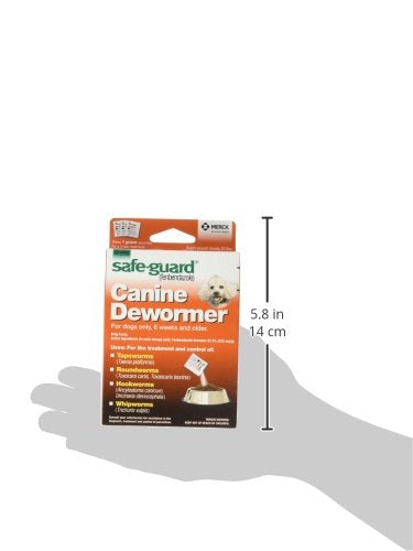 Safe-Guard (fenbendazole) Canine Dewormer for Dogs, 1gm pouch (ea. pouch treats 10lbs.) - PawsPlanet Australia