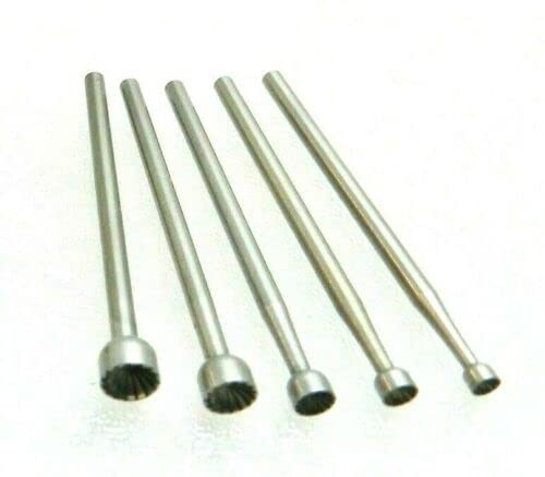 JTS Wire Rounding Bur Set of 6 Sizes Wire Rounder for 22-12 Gauge Wires Swiss Made
