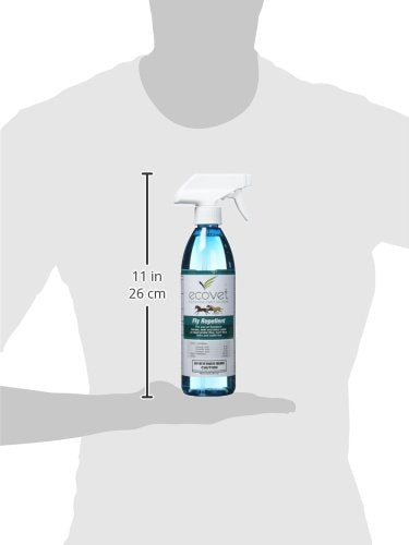 ECOVET Horse Fly Spray Repellent/Insecticide (Made with Food Grade Fatty acids), 18 oz - PawsPlanet Australia