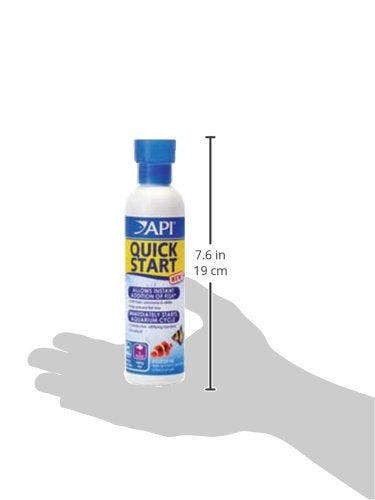 API QUICK START Freshwater and Saltwater Aquarium Nitrifying Bacteria 8-Ounce Bottle