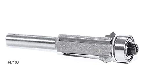 Amana Tool - 47162 Carbide Tipped Flush Trim V-Groove 5/8 Dia x 1" 2 Shank