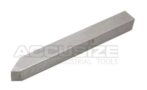 Accusize Industrial Tools 1/4'' 8 Pc H.S.S. Tool Bit Set, Pre-Ground for Turning and Facing Work, 2662-2001 1/4 in - NewNest Australia
