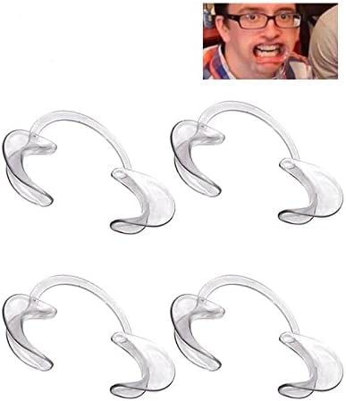 3Pcs Transparent Autoclavable Dental Teeth Whitening Lip and Cheek Retractor Dentist Mouth Opener Repeat Use Cheek Retractors Handpieces and Instruments