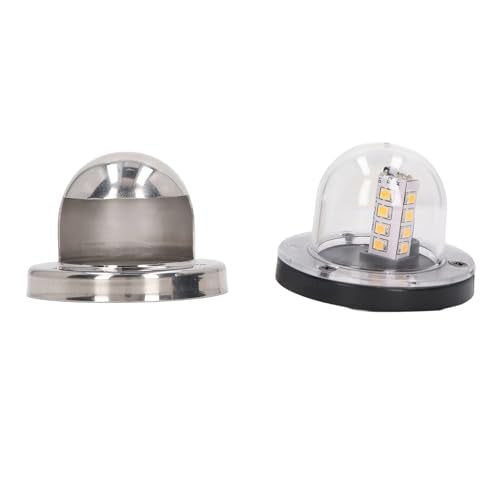 Walfront LED Stern Light for Boats IP66 Marine Navigation Light 2NM Visibility 12V DC Stainless Steel for Yachts Pontoon up to 39.4ft (12m) for Sailboats