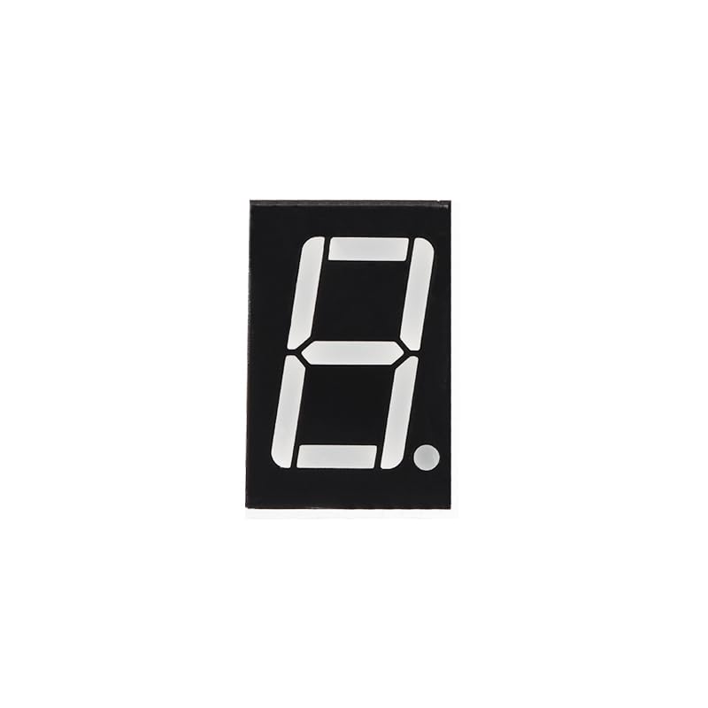 20PCS 0.56" 1 Bit 7 Segment Display Common Anode Digital Tube 10Pin 0.56Inch Red LED Display Digital Tube 0.56inch Common Anode