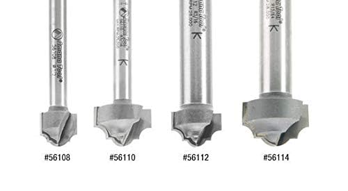 Amana Tool - 56114 Carbide Tipped Plunging Classical 13/64 Radius x 1" Dia x 11/16 x 1