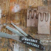 Kutzall Original 6" Flat Hand Rasp - Fine, Wood Rasp/File Used for Woodworking & Shaping, W/Ergonomic Soft Grip Handle, Abrasive Tungsten Carbide Coating - 11" (279.4mm) Overall Length - FT6170 Flat - Fine 6" (152.4mm) Length