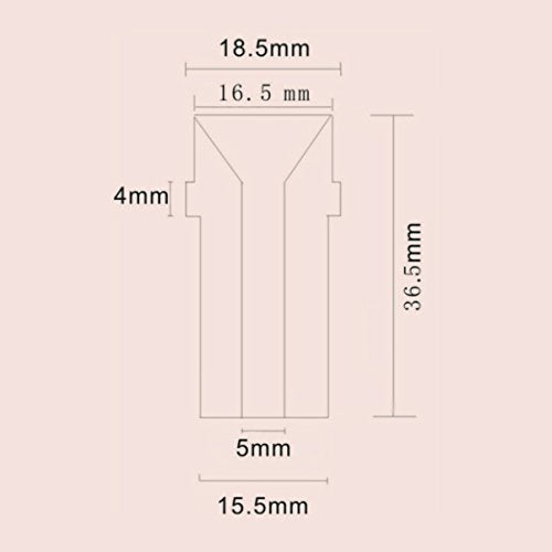 Ceramic Sandblaster Nozzle Tips, 5mm and 6mm Inner Diameter, 6 pcs r Nozzle(6pcs)
