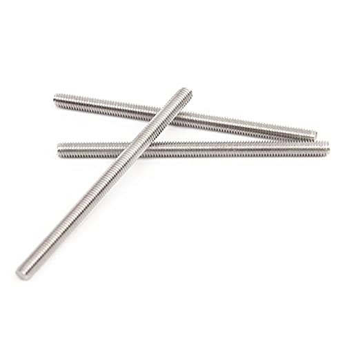 Hooshing 3PCS M2 x 100mm Stainless Steel Fully Threaded Rod, Long Threaded Screw Right Hand Threads M2*100mm 3