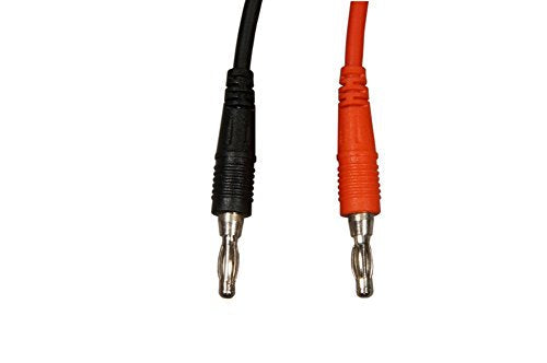 Test Lead Banana Plug to Alligator Clip Heavy Duty [3 feet] for DMM Multimeter