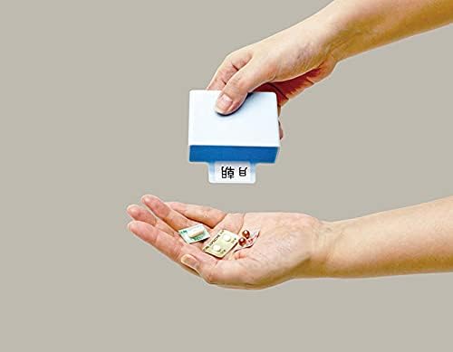 Chopla Industry 624507 Medicine Storage Case, Weekly Rubbing Case, Mini, Morning, Noon, Evening, Clear - NewNest Australia