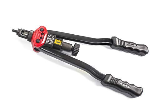 RZX 16" RIVET NUT TOOL Hand Blind Riveter ,RIVNUT Riveting Tools with Nut Setting System M3 M4 M5,m6,m8,m10 M12, 10-24, 1/4-20 , 5/16-18,3/8-16 ,1/2-13 totally 12 mandrels