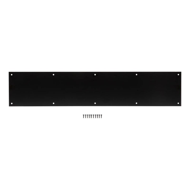 National Hardware N270-352 Kick Plate, 8" × 34", Matte Black 8" × 34"
