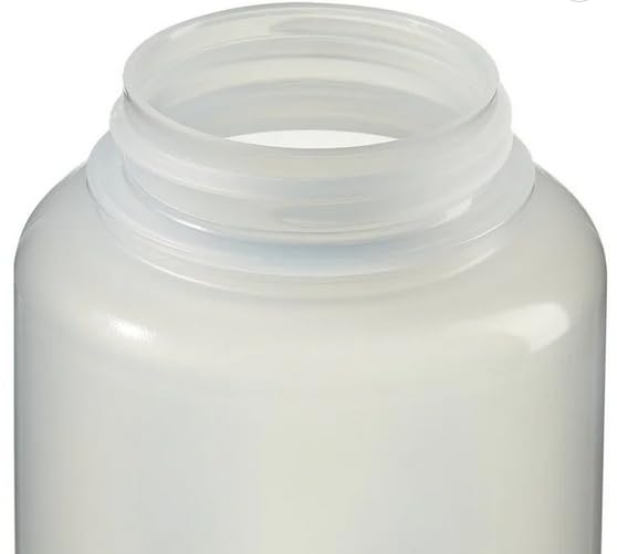 United Scientific® Unistore™ 33310EA - Sample Containers with Lids - Laboratory Grade Polypropylene Wide Mouth Reagent Bottle - 32 Oz Bottles (1000ml) Multipurpose Plastic Bottles with Lids, 1 Each