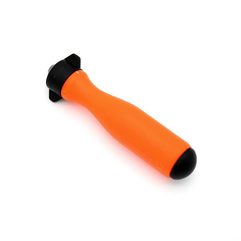 2 Pack Round File Handle with Ajustable Tightening Nut Plastic Nylon Handles Diameter 4mm-5mm 0.2 inch Hole Saw Chain Reusable Quickly Installed Repair Replacement Tool