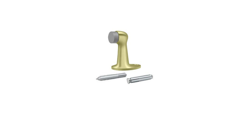 Deltana Fdb278u3-unl Floor Door Bumper, Unlacquered Bright Brass