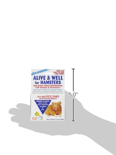 OASIS No 80063 Alive and Well, Stress Preventative and Pro-Biotic Tablets for Pocket Pets - PawsPlanet Australia