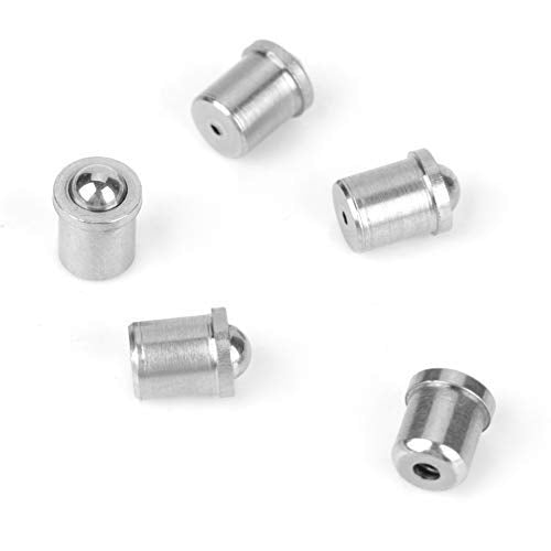20pcs 304 Ball Plunger, Stainless Steel Positioning Beads Screw Spring Smooth Ball Plunger (? 4x5)