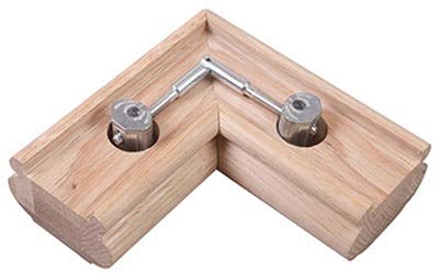 Zipbolt UT 11.600 Maxi Mitre Connector Bulk Pack — Connects Mitered Staircase Handrail Sections, Residential and Commercial Installation, New Construction and Remodels 10 Pack