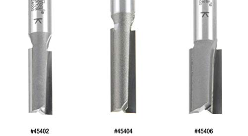Amana Tool - 45402 Carbide Tipped Straight Plunge 3/8 Dia x 1" x 3/8 Shank