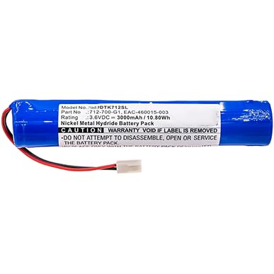 3000mAh 712-700-G1 Replacement Battery for Inficon D-TEK Select Refrigerant Leak Detector 712-202-G1,PLS LED Stobe Compass and D-TEK CO2 Refrigerant Leak Detectors, EAC-460015-003 A19267-460015-LSG