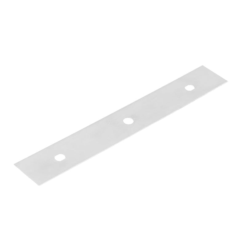 World Enterprises 6-Inch 25-Pack Stainless Steel Scraper Replacement Blades - Window Cleaning Tool for Professional and Household Cleaning, Durable & Sharp