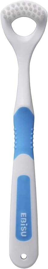 [Sold as a Set] Ebis Tongue Cleaner Rubber Grip (1 piece) x 3 piece set, Tongue Brush - NewNest Australia