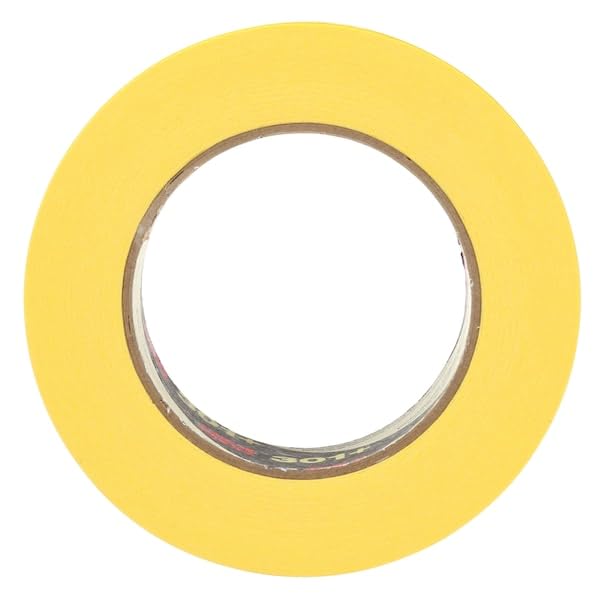 3M 301+ High Performance Masking Tape, Yellow, 48 mm x 55 m – High Performance Holding and Masking Tape for Automotive, Specialty Vehicle and Industrial Markets, 1 Pack 60.14 Yards 1.88 inches