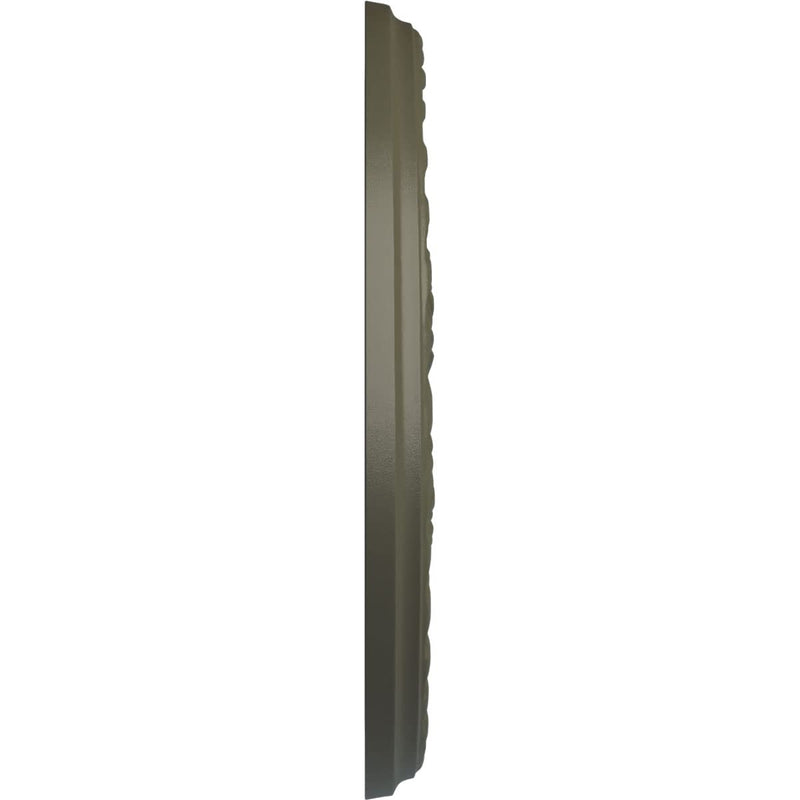 Ekena Millwork CM12PMWHF 12 1/8"OD X 3 1/2"ID X 1"P Palmetto Ceiling Medallion Fits Canopies Up to 4 7/8", Witch Hazel Witch Hazel (Flat Finish)
