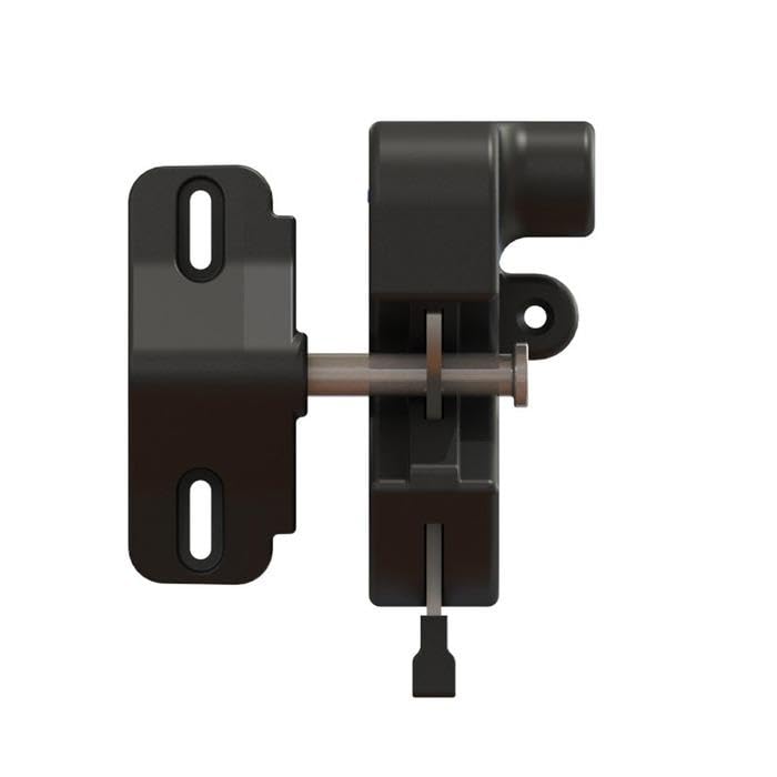 Traverse Gate Latch for 4"" Posts, Black