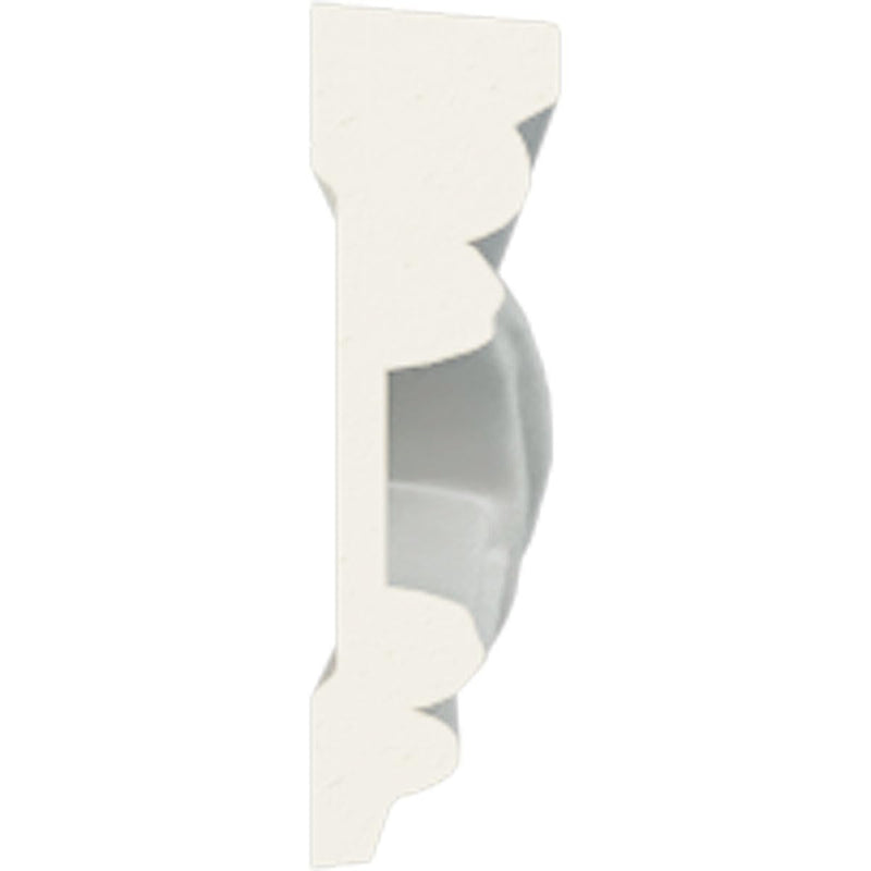 Ekena Millwork 1 3/4"H x 1/2"P x 94 1/2"L Medway Pierced Moulding with Backplate