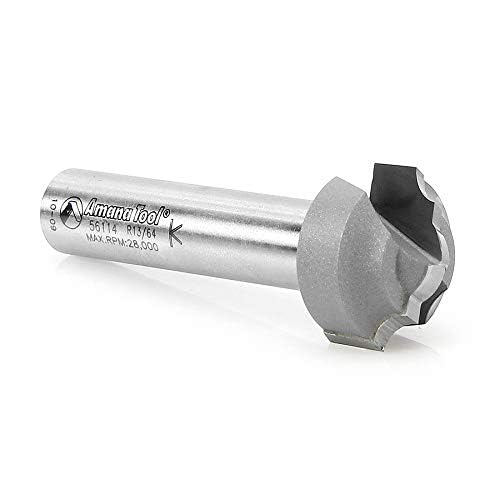 Amana Tool - 56114 Carbide Tipped Plunging Classical 13/64 Radius x 1" Dia x 11/16 x 1