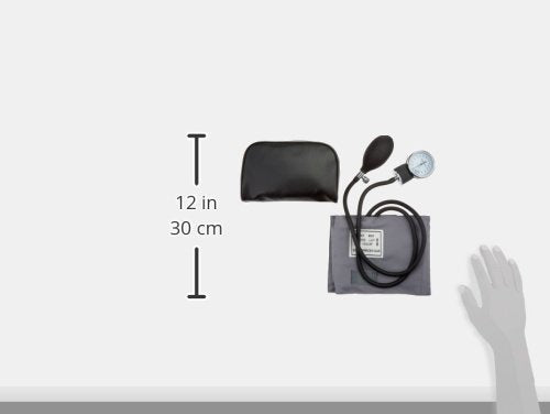 Sammons Preston Economy Aneroid Sphygmomanometer, Professional Blood Pressure Cuff Monitor & Dial for Accurate Measurement, Adult Size, Manage Hypotension & Hypertension, Home or Clinical Use