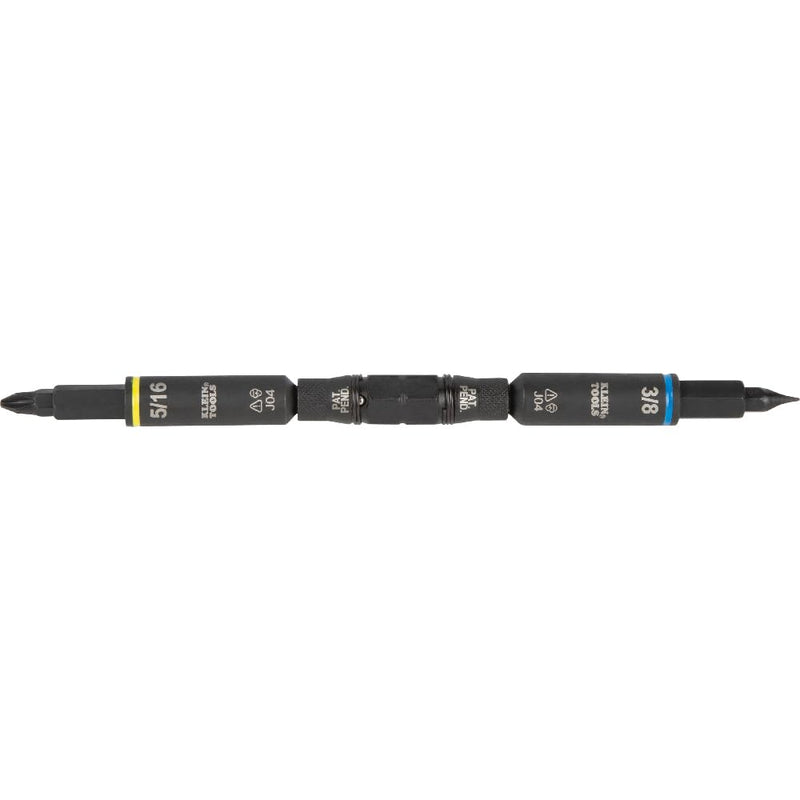 Klein Tools 32500HDRT KNECT Ratcheting Screwdriver, Multi-Bit Screwdriver / Nut Driver, Impact Rated 11-in-1 Tool with Phillips, Slotted, Square and Torx Tips Ratcheting Handle