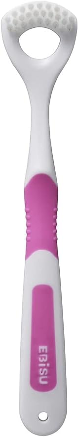 [Sold as a Set] Ebis Tongue Cleaner Rubber Grip (1 piece) x 3 piece set, Tongue Brush - NewNest Australia