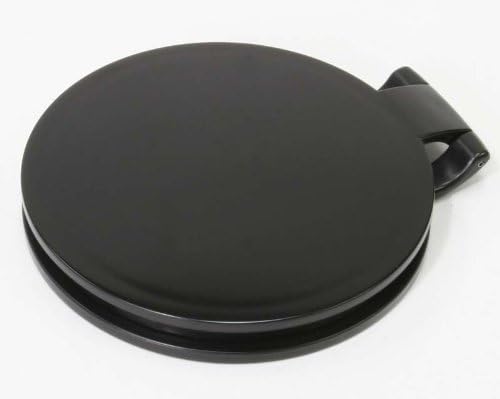 Yamamura YL-10 double-sided compact mirror with 10x magnifying glass, black mirror/flat Φ77mm - NewNest Australia