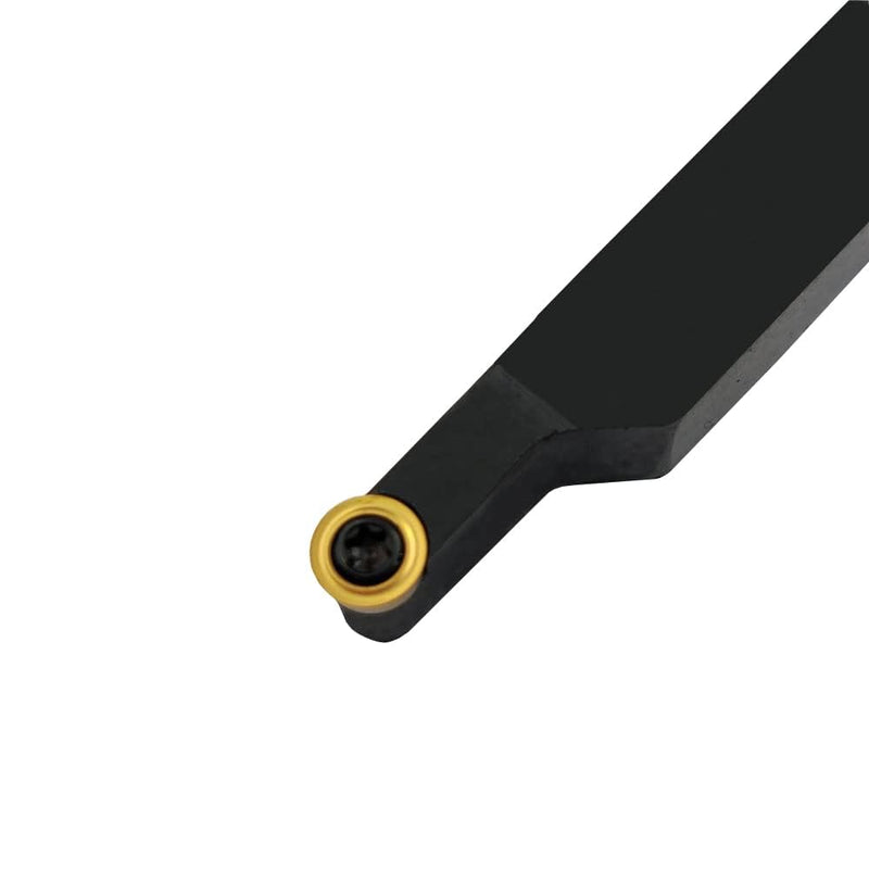 3/8” 1/2" SRACR1010/1212 H06 Lathe Turning Holders Lathe Turning & Profiling Tool Holder with RCMT0602 Round Carbide Milling Inserts For steel stainless steel (2pcs 3/8 holders+ 10pcs inserts) 2pcs 3/8 holders+ 10pcs inserts