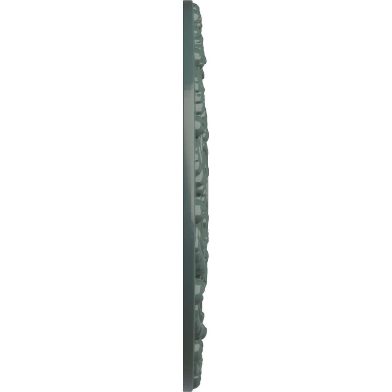 Ekena Millwork CM19SPCBF Spring Leaf Ceiling Medallion, Cloud Burst Cloud Burst (Flat Finish)