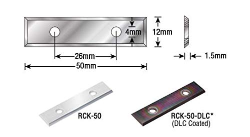 Amana Tool - RCK-151 Solid Carbide 4 Cutting Edges Insert Knife General Purpose Wood, Chip