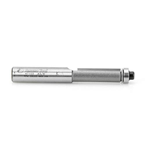 Amana Tool - 47103 Carbide Tipped Flush Trim 3/8 Dia x 1" x 3/8 Shank