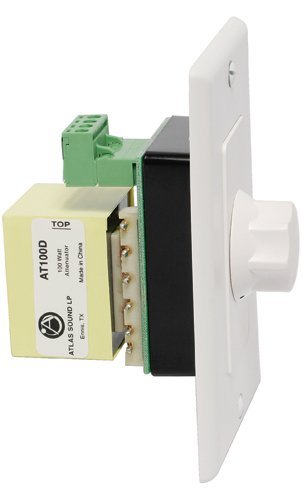 AtlasIED Deluxe Decora Plate Mounted 10W Attenuator, 3dB Steps