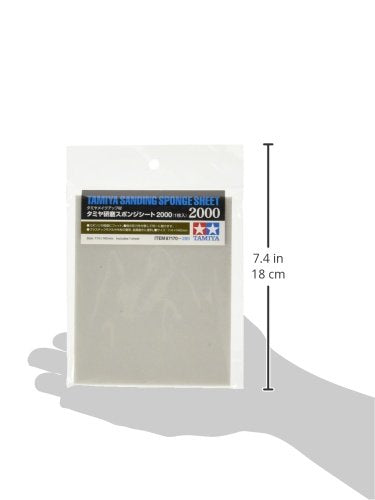 TAMIYA TAM87170 300087170 Sanding Sponge 2000 Grit 114 x 140 mm