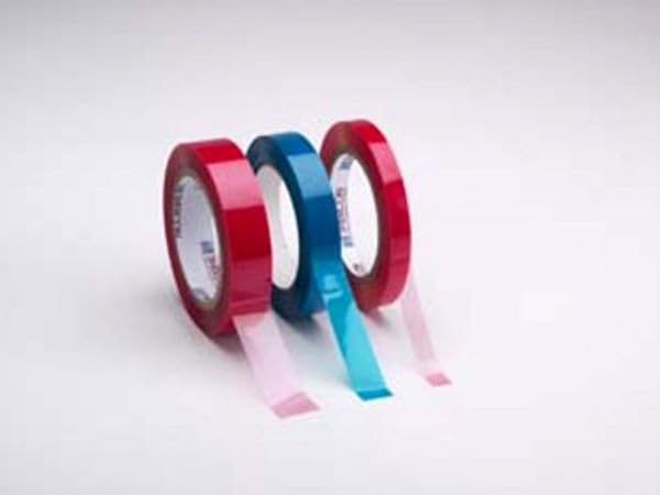Caplugs PC11-4000 - PC11-SH Series - Polyester Masking Tape, Red, 72 Yds Roll Length, 4" Roll Width, Powder Coating, E-Coating, Anodizing, Masking, Protection and Finishing, Temp Resistant, 1 Roll