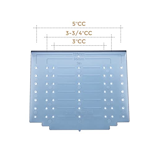 Ravinte Cabinet Door & Drawer Hardware Installation Template Kit Include Drill Bit Mounting Template for Cabinet Knob, Cabinet Pulls Align Sizes: 3'' / 3.75'' / 5'' - NewNest Australia