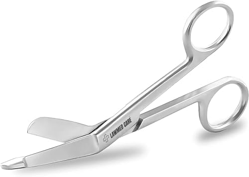 Medical Scissors - EMT and Trauma Shears - 5.5 Inch Nursing and Surgical Scissors - Stainless Steel Bandage Scissors for Nurses 5.5"