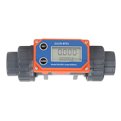 Digital Display Water Flowmeter UPVC for Farmland Irrigation and Fish Pond 10-150 L/min