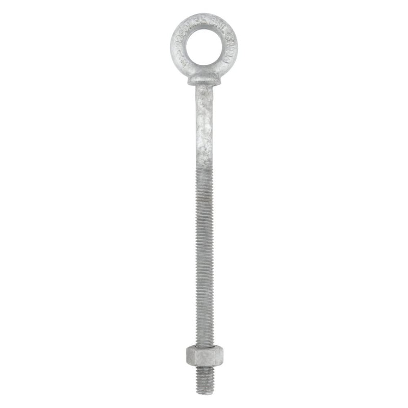 National Hardware N245-175 3260BC Eye Bolt in Galvanized 1/2" x 8"