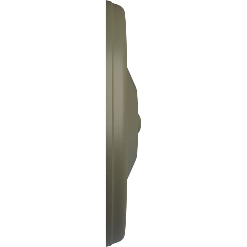 Ekena Millwork CM12RESSF 12"OD X 1 3/4"P Reece Ceiling Medallion Fits Canopies Up to 2 3/8", Spartan Stone Spartan Stone (Flat Finish)