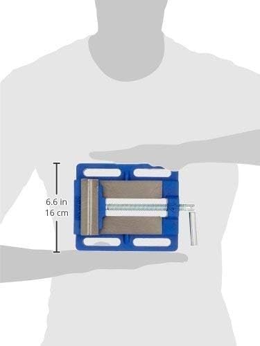 IRWIN Drill Press Vise, 4.5” Jaw Capacity, Forged Iron for Ultimate Durability, Slotted Base for Easy Installation (226340)
